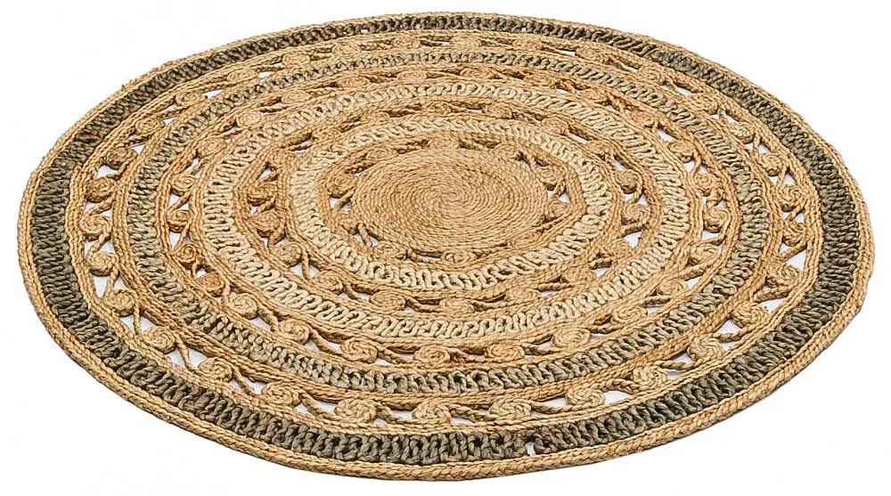 Ca 106 Natural Grey okrugli tepih 120 cm