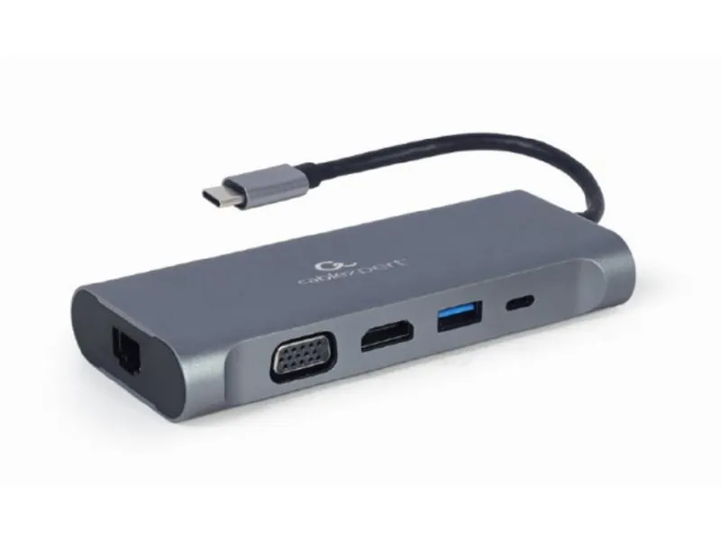 A-CM-COMBO7-01 USB-C - HDMI/VGA/3xUSB/PD/CD/GLAN (30612)
