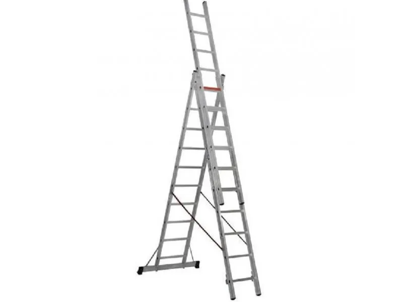 merdevine aluminijumske trodelne 3x12 pro
