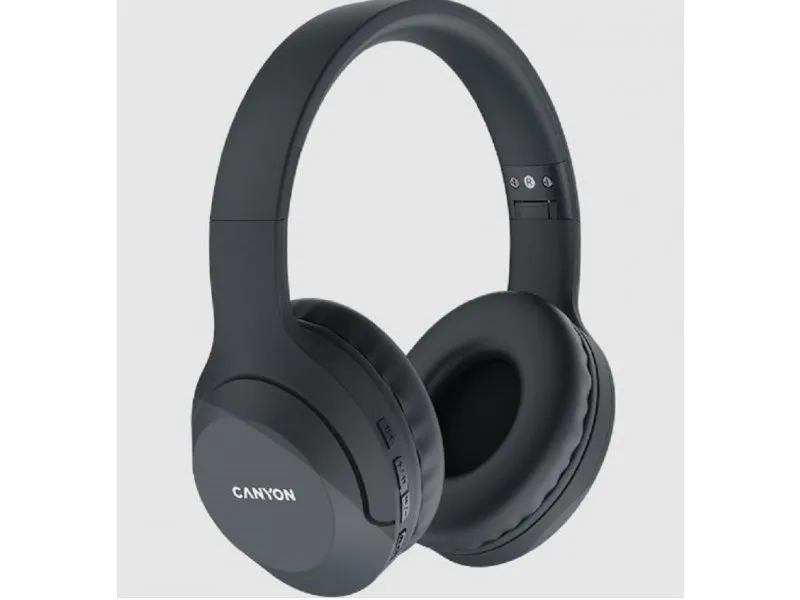 Bežične slušalice BTHS-3, Bluetooth 5.1, 300mAh, tamno siva