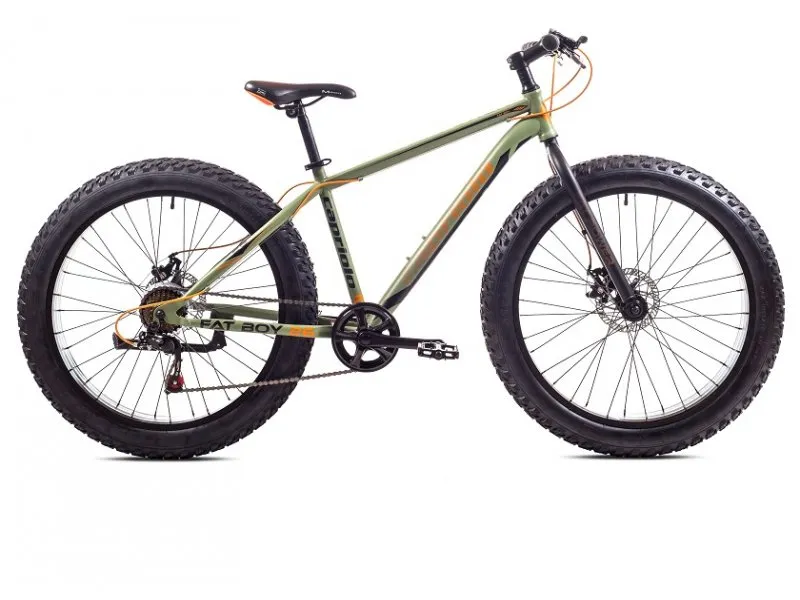 MTB FATBOY 26''/7HT zeleno-oranz