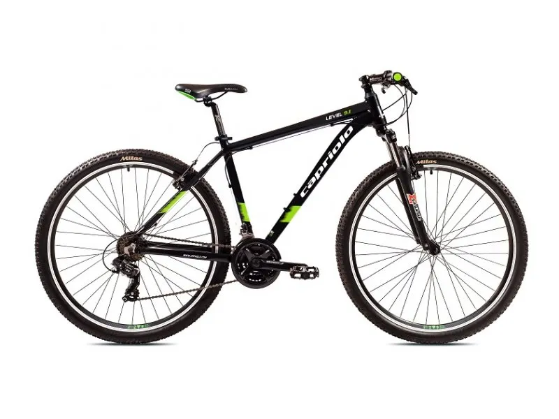 MTB LEVEL 9.1 bicikla crna-zelena (921545-17)