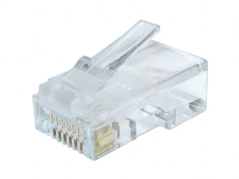 CAT6 UTP Modular plug 8P8C 30u gold plated RJ45, 50 kom u pakovanju (LC-8P8C-002/50)