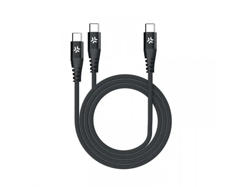 Kabl za punjenje USB-C na 2 USB-C 100W POWER DELIVERY