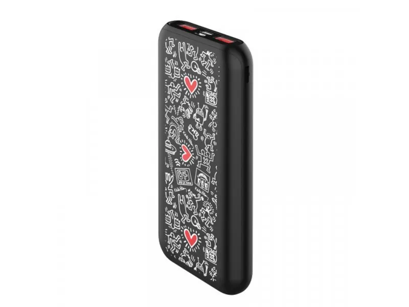 KeithHaring PB10000 power bank 10000mAh crni