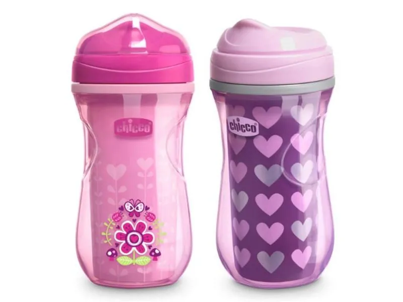 čaša 12m+, active cup, roze