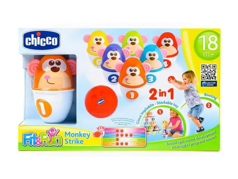 igračka set za kuglanje-Majmunčići