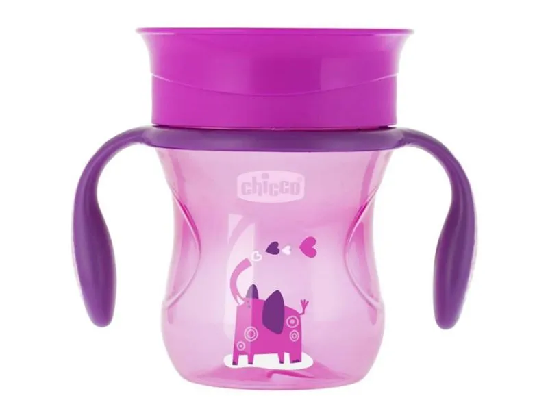 no spill čaša Perfect 360 stepeni,12+,roze