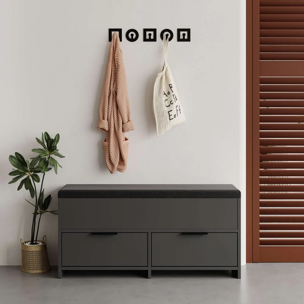Cipelarnik Cove Shoe Bench Anthracite