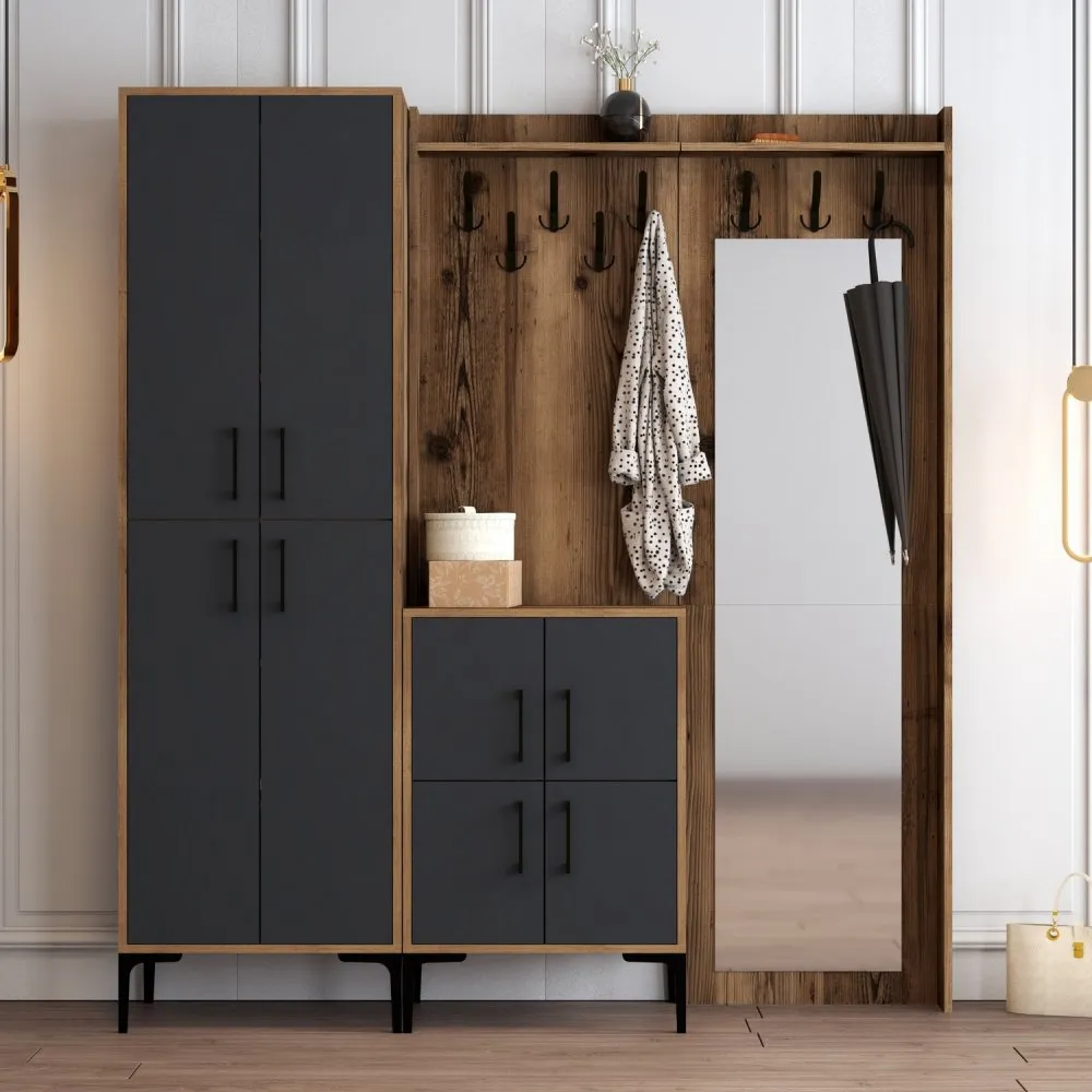 Cipelarnik sa čivilukom Berlin ABC Walnut Anthracite
