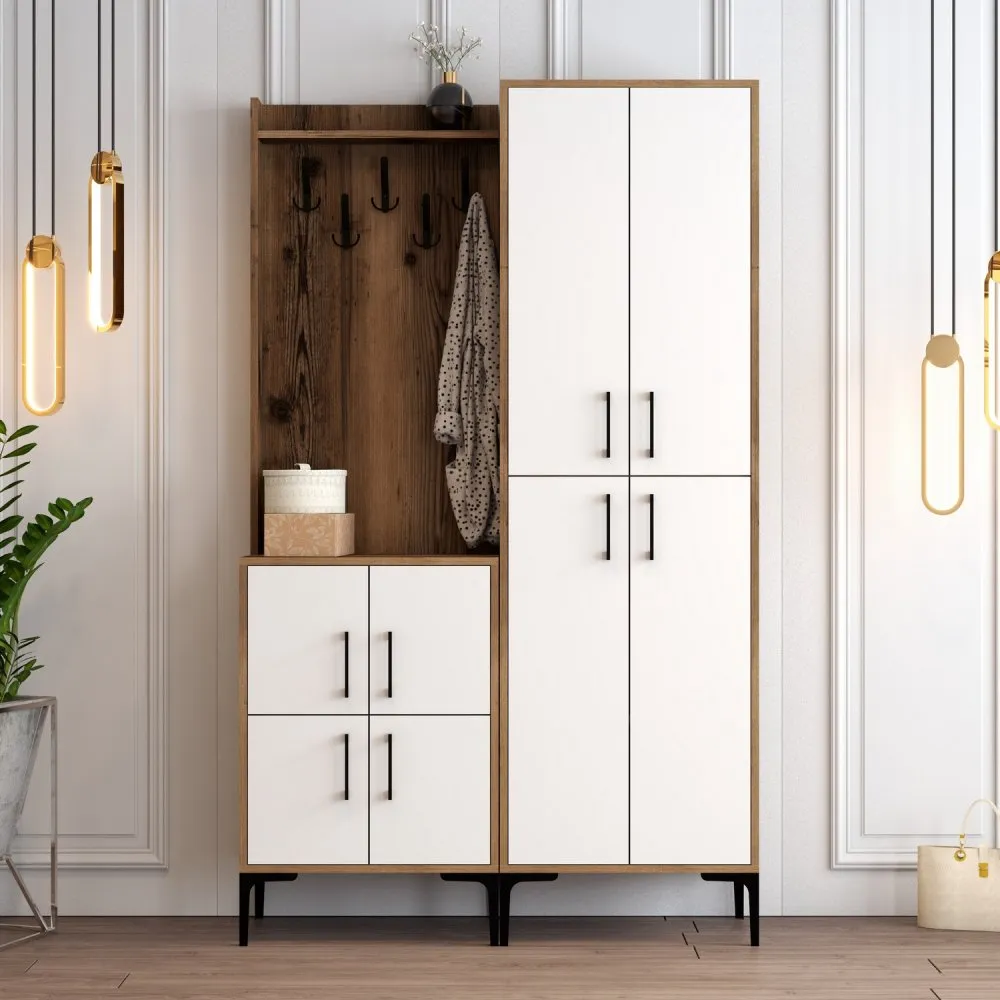 Cipelarnik sa čivilukom Berlin BA Walnut White