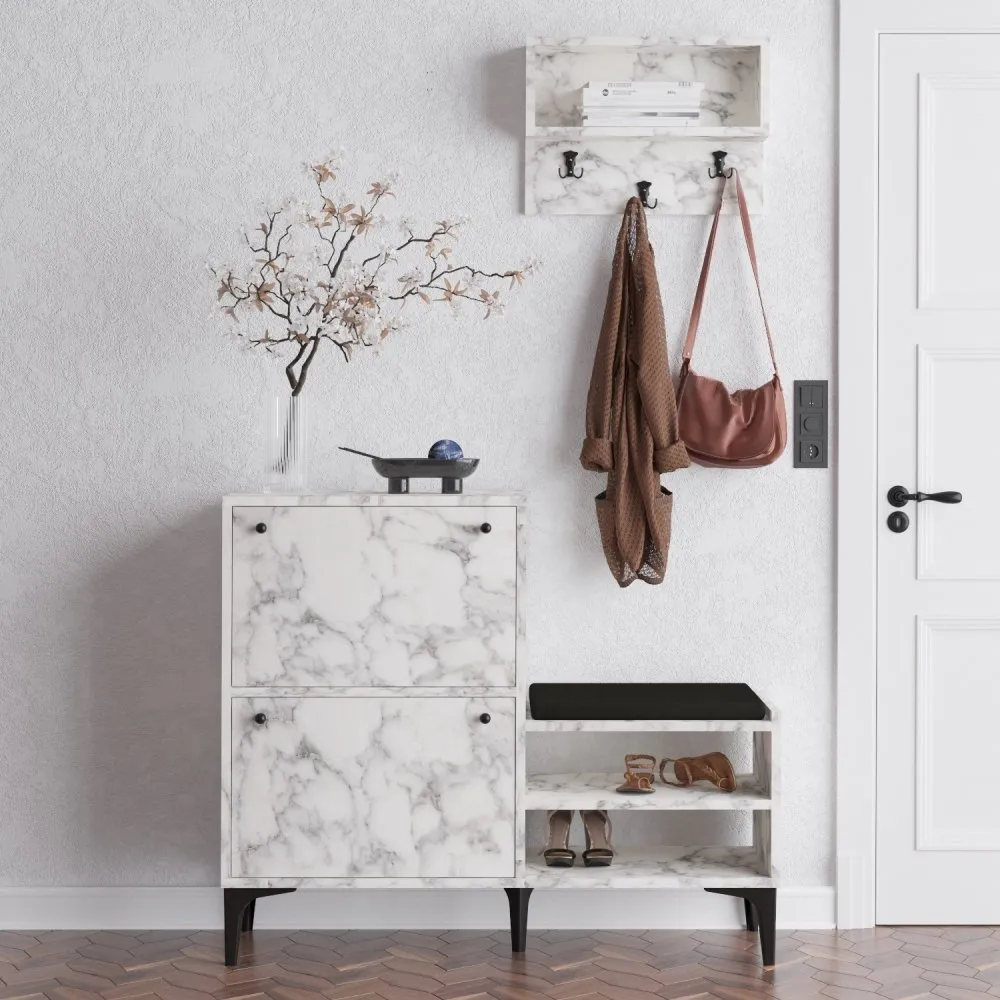 Cipelarnik sa čivilukom Bred Carrara Marble