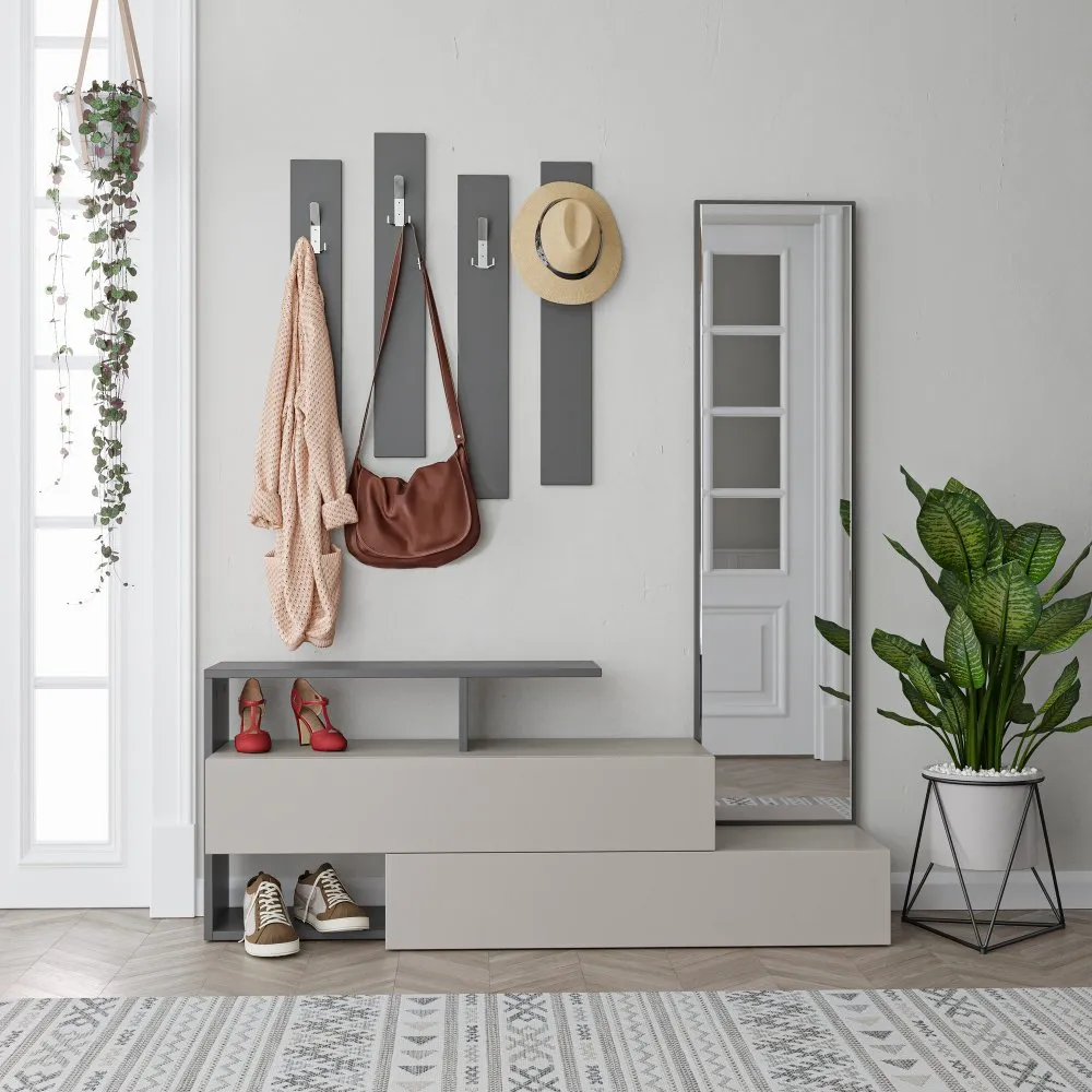 Cipelarnik sa čivilukom Ramda Light Mocha Anthracite