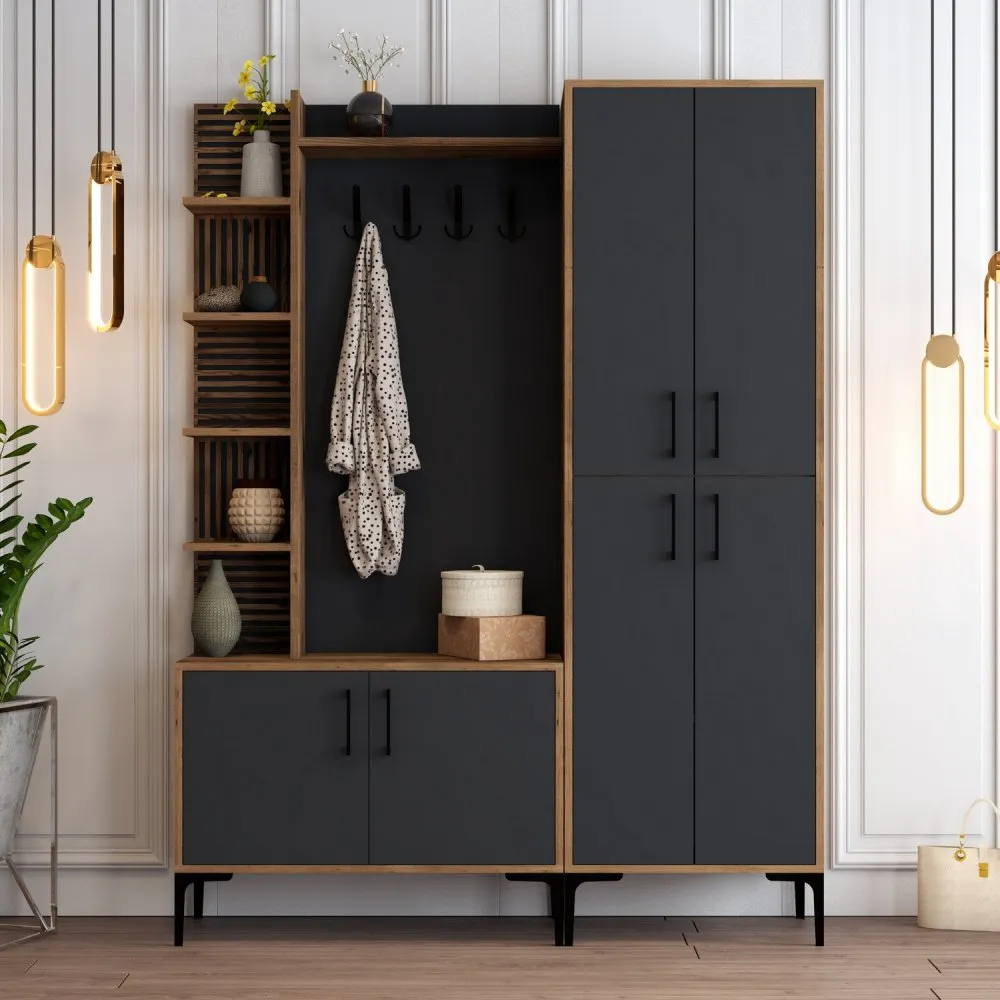 Cipelarnik sa čivilukom Viyana DA Walnut Anthracite