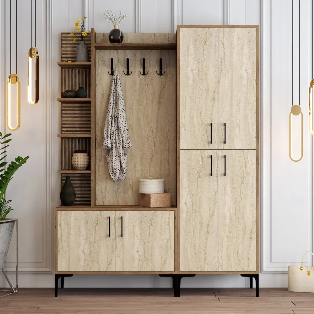 Cipelarnik sa čivilukom Viyana Da Walnut Travertine