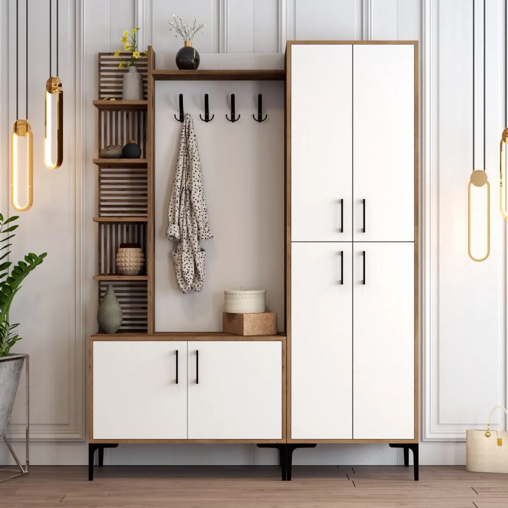 Cipelarnik sa čivilukom Viyana DA Walnut White