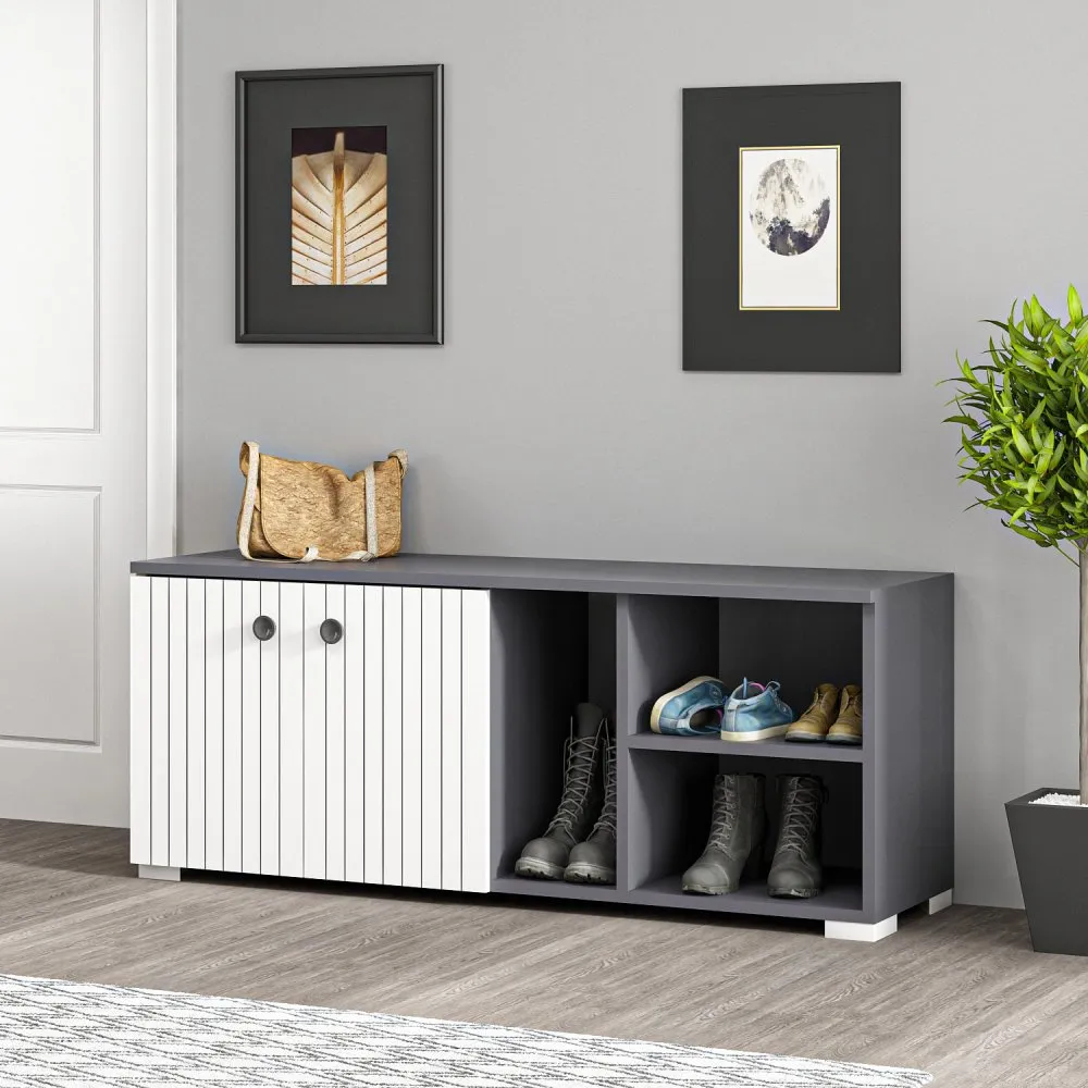 Cipelarnik Sarandon Anthracite White