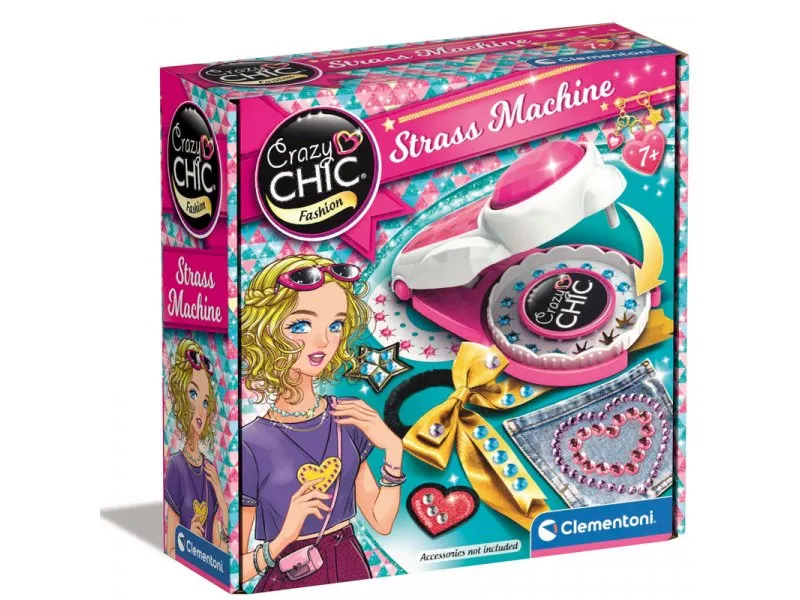 Crazy Chic Strass Mašina SET
