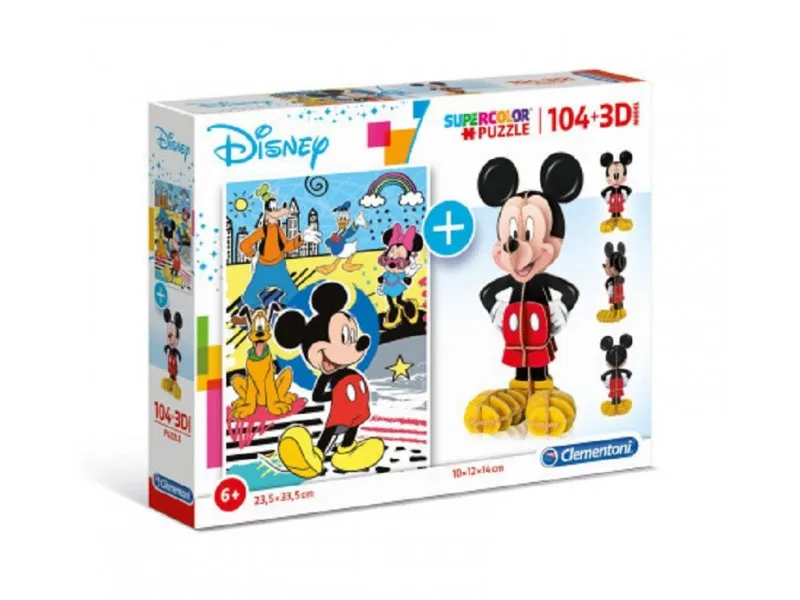 puzzle mickey 104 + 3d model ( CL20157 )