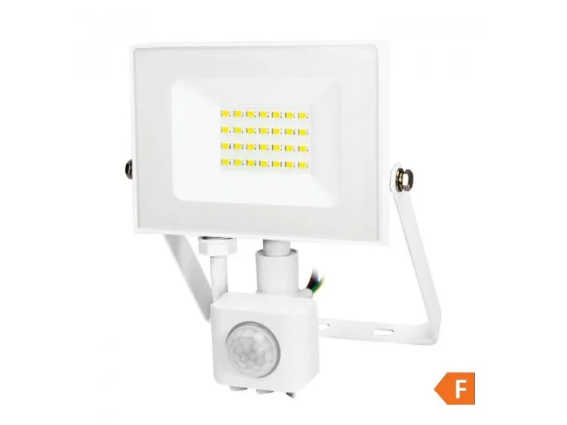 LED Reflektor Senzor 20W 4000K, 1600lm 30kh, Beli C307-129