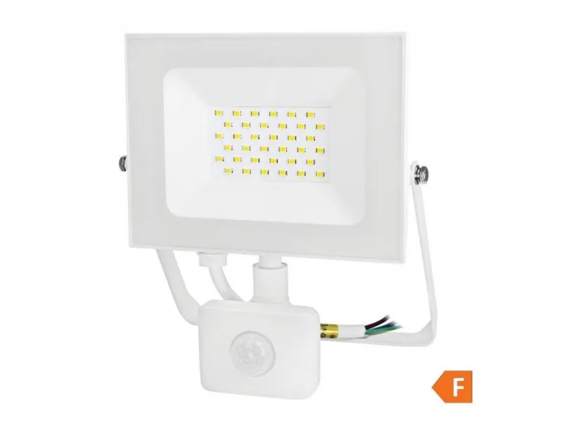 LED Reflektor Senzor 30W 4000K, 2550lm 30kh, Beli C307-139