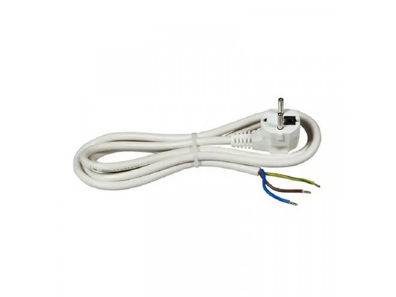 Priključni kabl 16 A 250 V 3500 W, beli, 1,5m H05VV-F 3G2,5 C0610