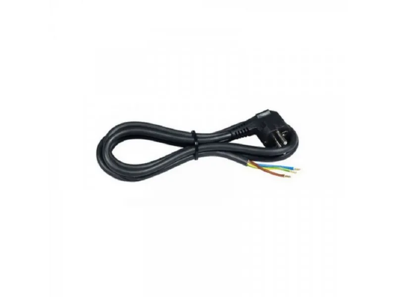 Priključni kabl 16 A 250 V 3500 W, crni, 2m H05VV-F 3G2,5 C0615