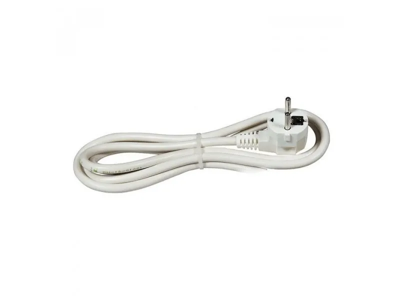 Priključni Kabl 2,5 A 250 V, Beli, 2m H03VVH2-F 2x0,75