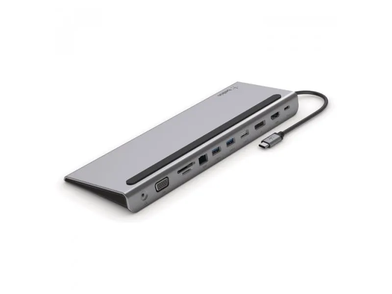 CONNECT USB-C 11-in-1 Multiport Dock - Grey(INC004btSGY)