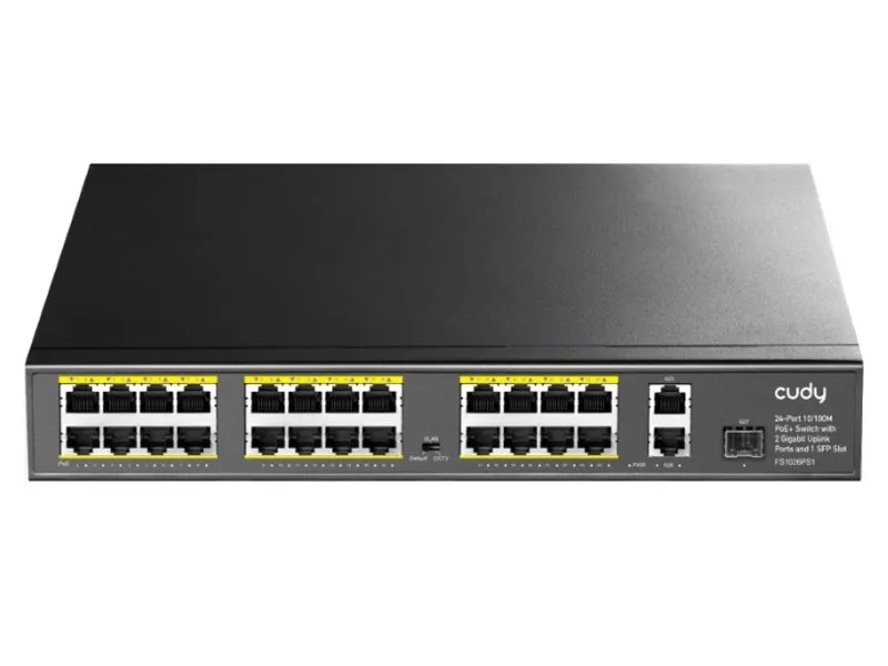 FS1026PS1 PoE+ 26port switch