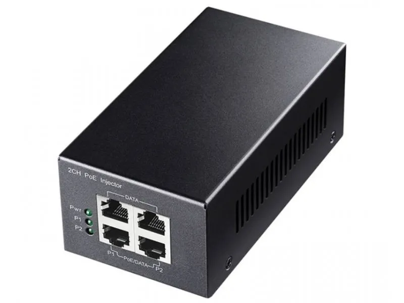 POE220 2 Channel 30W Gigabit PoE+/PoE Injector