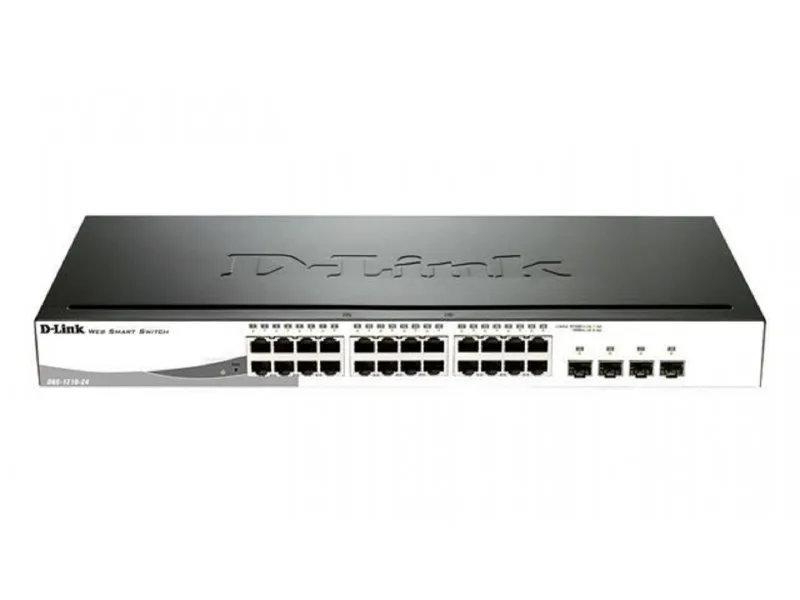 Switch 24xGbps Smart Managed PoE 4xSFP DGS-1210-24P