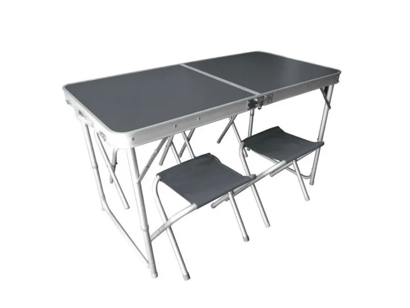 DJ47626 Sklopivi sto + 2 stolice set za kampovanje