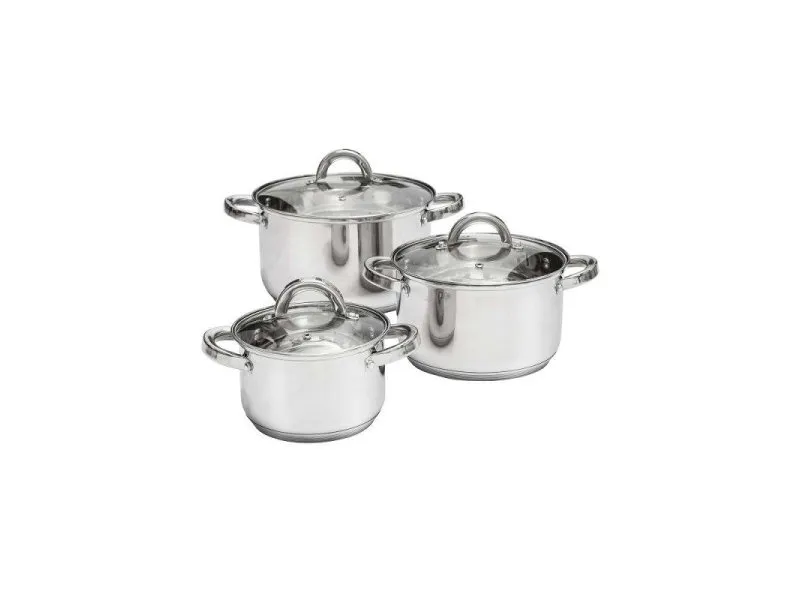 DJ68878 SET ŠERPI INOX 16/20/24 CM 6/1 DELOVA