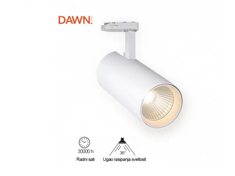 LED reflektor šInski JM-4069 20W 4000K trofazni beli