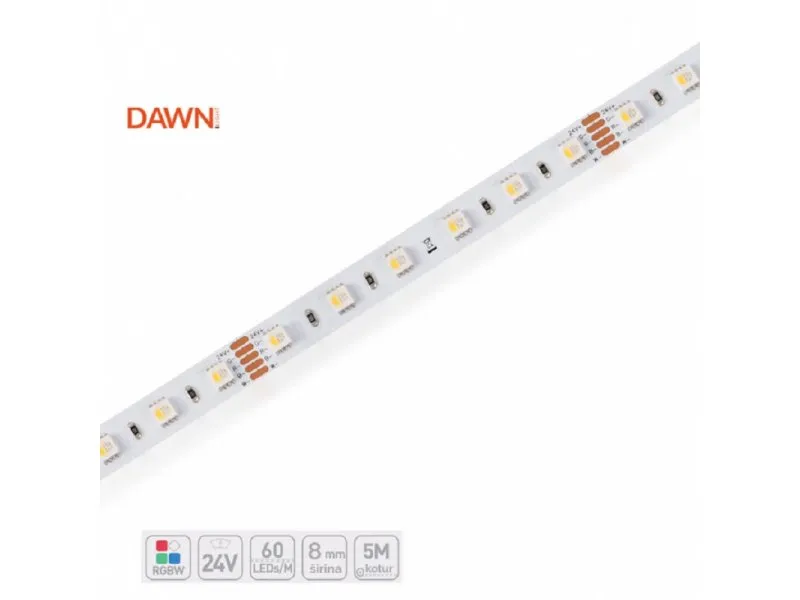 Led traka 24V 19.2W/M RGB+6500K IP20 (HL 5050-60-RGBW, 5M,10078 12MM)