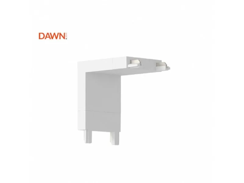 Magnetic slim konektor plafon-zid beli (26-A-LV)