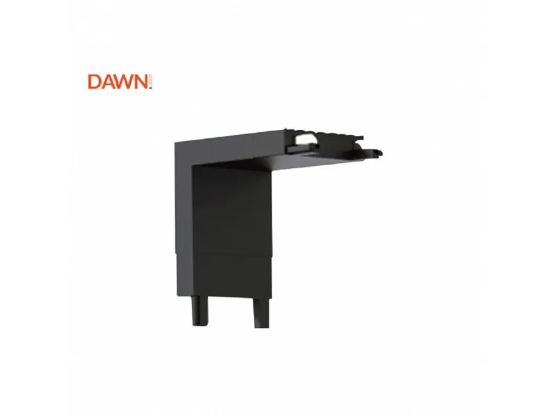 Magnetic slim konektor plafon-zid crni (26-A-LV)