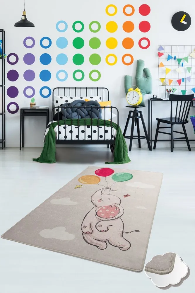 Dečiji tepih Balloons Grey 140 x 190 (876CHL1092)