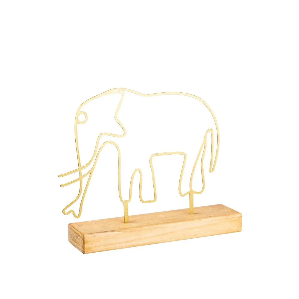Dekoracija Elephant Gold