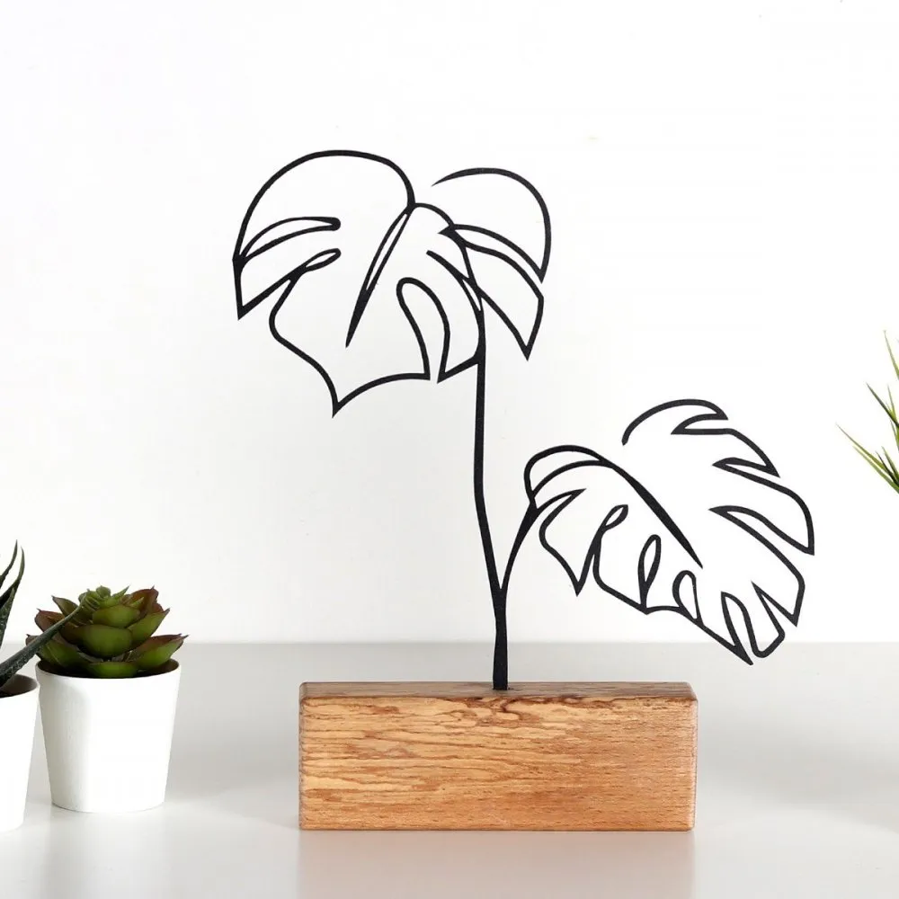 Dekoracija Leafs Black