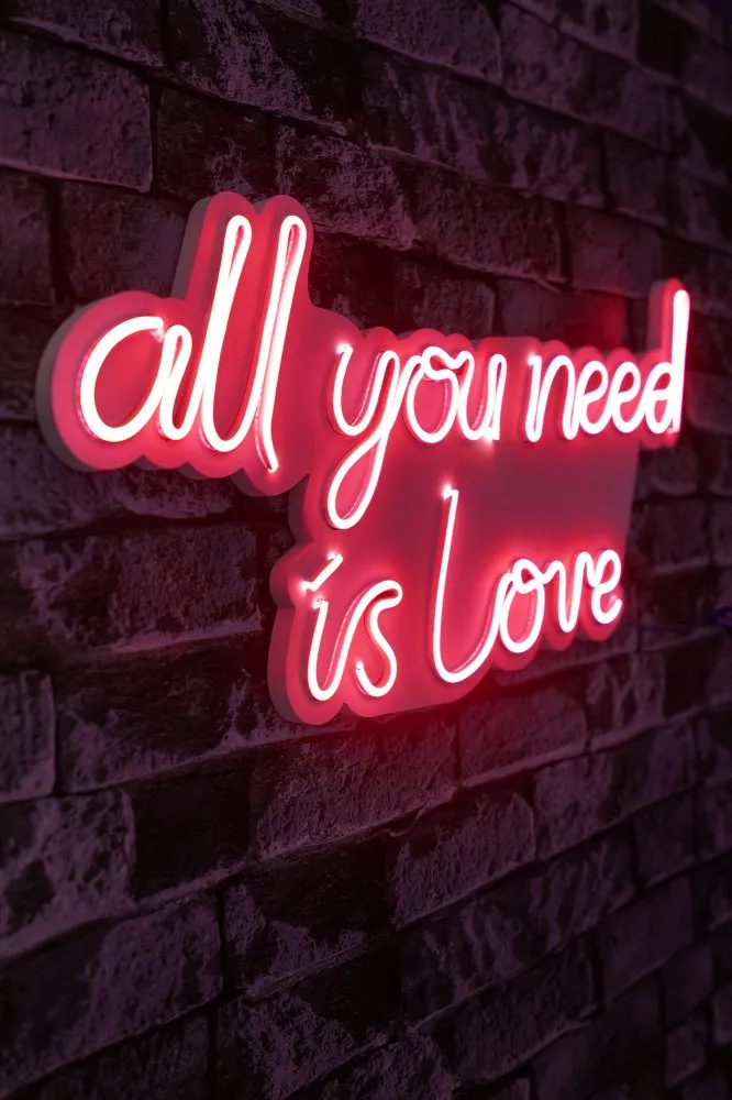 Dekorativna rasveta All You Need is Love Red