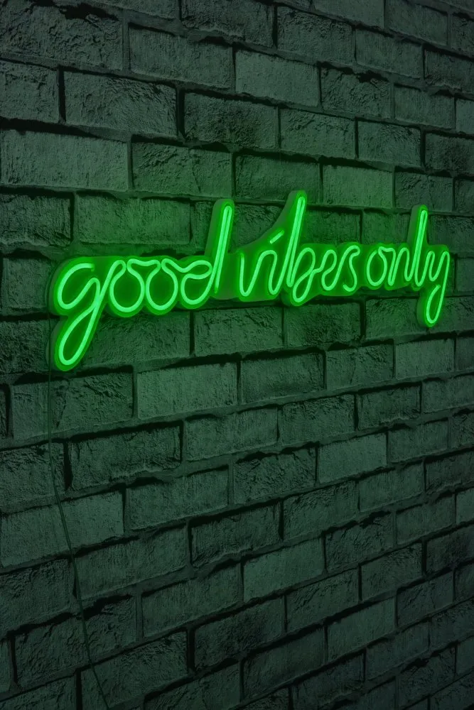 Dekorativna rasveta Good Vibes Only Green