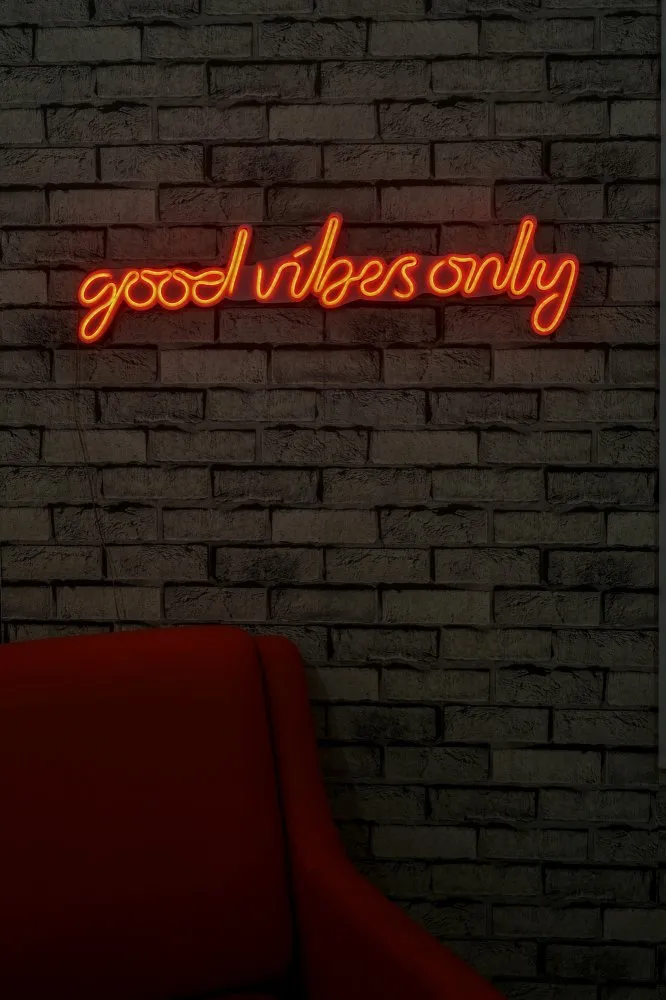 Dekorativna rasveta Good Vibes Only Red
