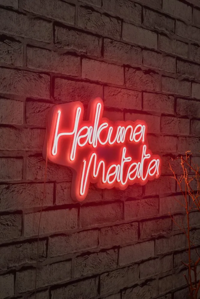 Dekorativna rasveta Hakuna Matata Red
