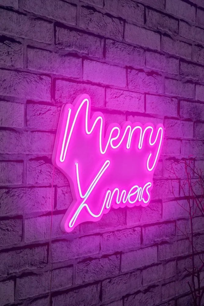 Dekorativna rasveta Merry Christmas Pink