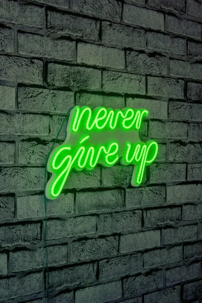 Dekorativna rasveta Never Give Up Green