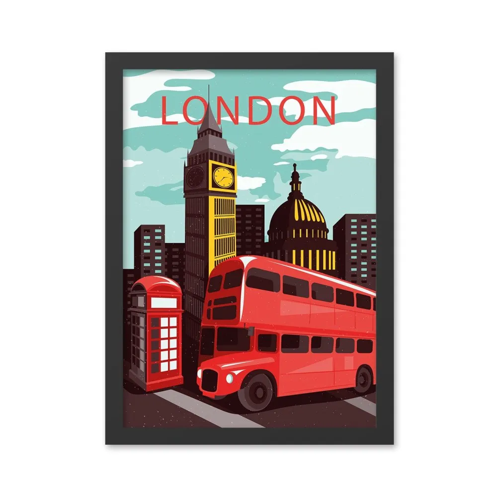 Dekorativna slika London 8 (40 x 55)