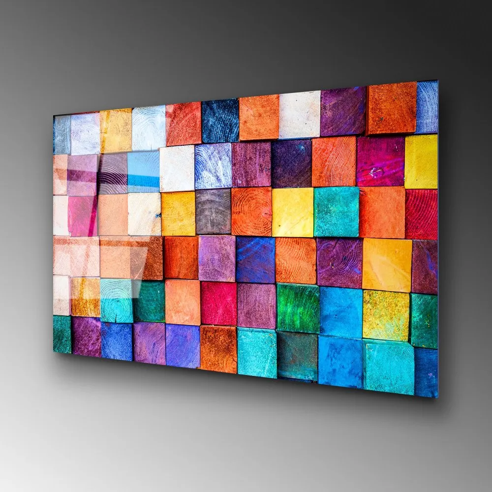 dekorativna slika od kaljenog stakla COLORS (UV 226) 70 x 100