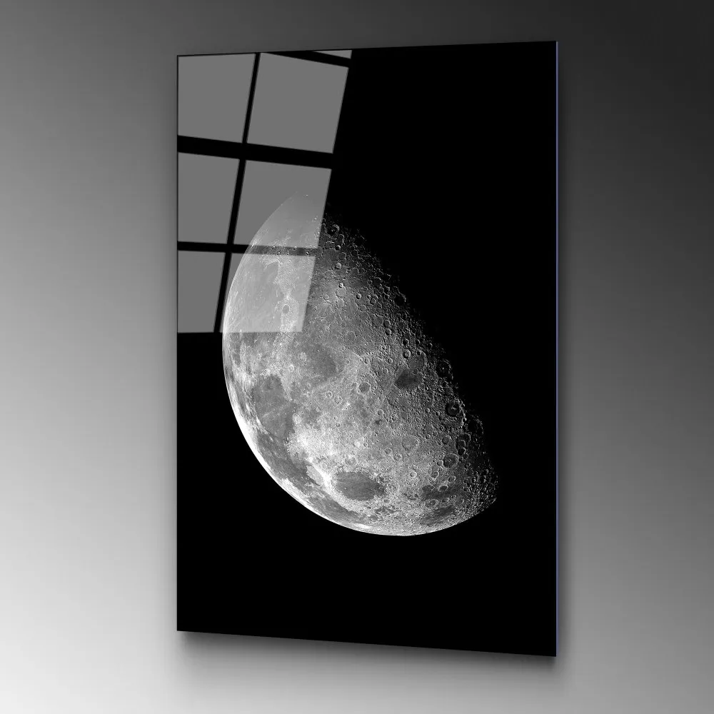 dekorativna slika od kaljenog stakla MOON (UV 200) 70 x 100cm